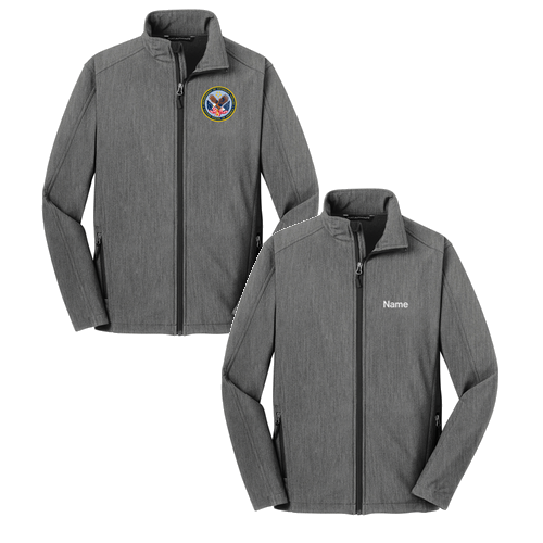Port Authority Core Soft Shell Jacket -- Pearl Grey Heather