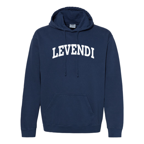 Comfort Colors Garment Dyed Hooded Pullover Sweatshirt -- True Navy