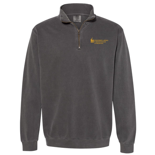 Comfort Colors Adult Quarter Zip Sweatshirt -- Pepper