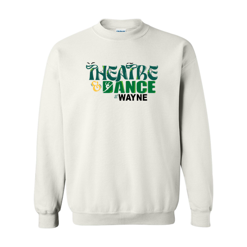 Gildan Heavy Blend Crew Neck Sweatshirt -- White