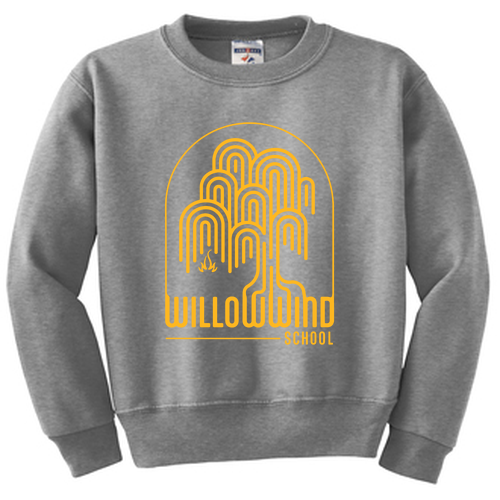 Jerzees Youth 8 oz 50/50 Nublend Fleece Crew -- Oxford