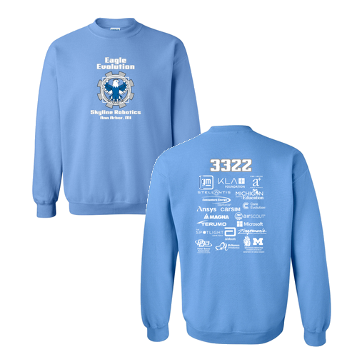 Mens/Unisex Gildan Heavy Blend Crewneck Sweatshirt -- Carolina Blue