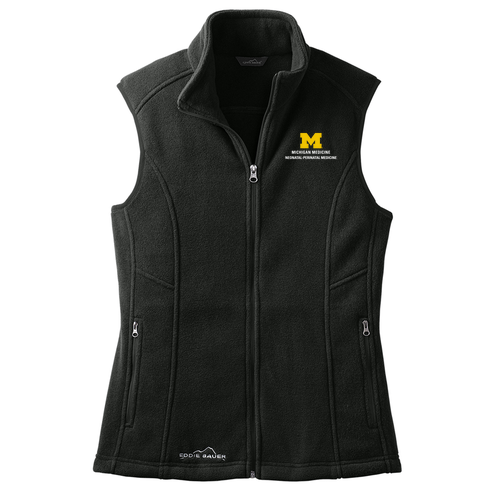 Ladies Eddie Bauer Fleece Vest -- Black