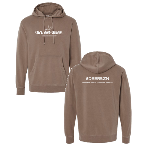 Independent Trading Co. Midweight Pigment-Dyed Hooded Sweatshirt -- Pigment Clay