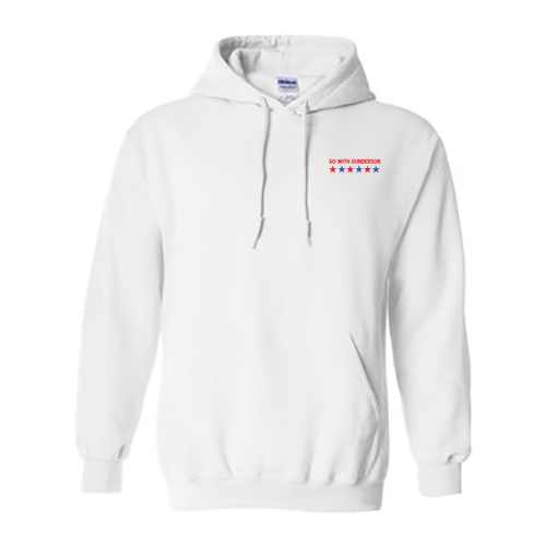 Gildan Heavy Blend Hooded Sweatshirt -- White