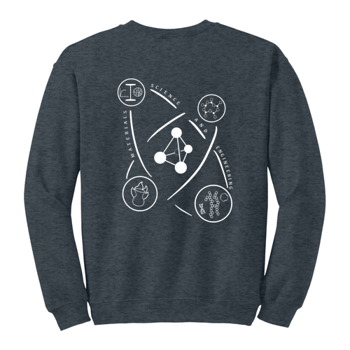 Gildan Heavy Blend Crew Neck Sweatshirt -- Dark Heather