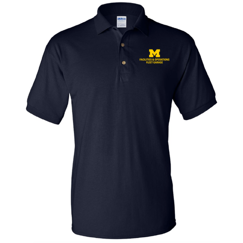 Men/Unisex Gildan Jersey Knit Basic 50/50 Sport Shirt -- Navy, $21