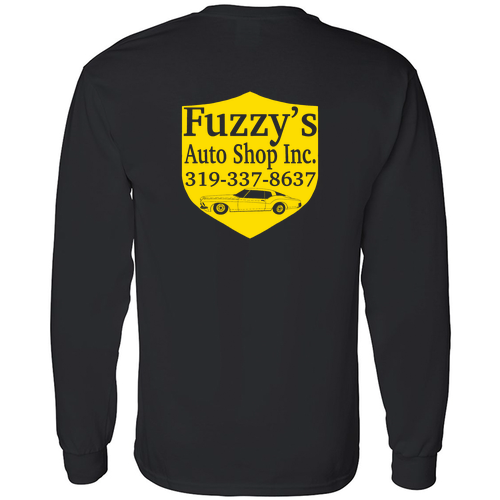 Gildan Heavy Cotton Longsleeve Basic T-Shirt -- Black