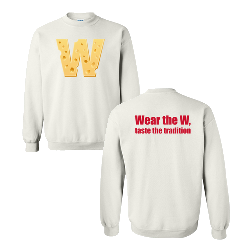 Gildan Heavy Blend Crew Neck Sweatshirt -- White