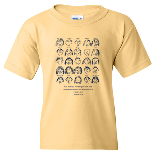 Gildan Heavy Cotton Basic Youth T-Shirt -- Yellow Haze