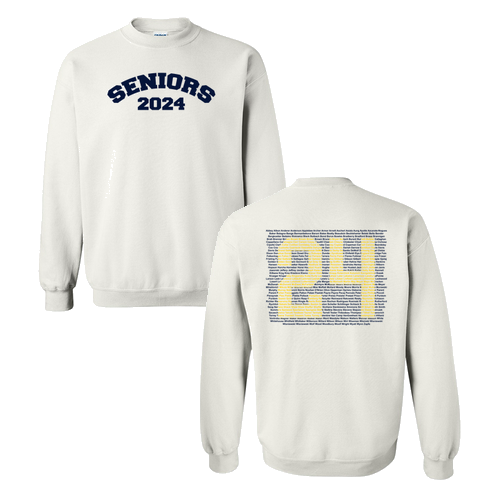 Gildan Heavy Blend Crew Neck Sweatshirt -- White