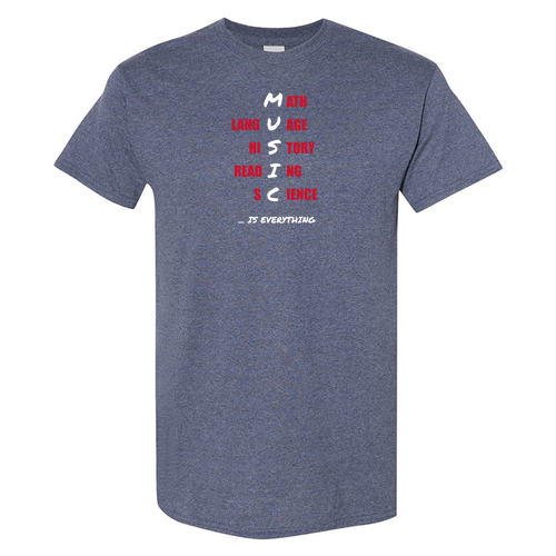 Gildan Heavy Cotton Basic T-Shirt -- Heather Navy