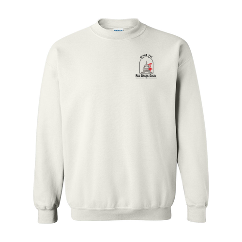 Gildan Heavy Blend Crew Neck Sweatshirt -- White