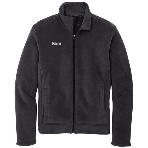 Men/Unisex Port Authority Ultra Warm Brushed Fleece Jacket -- Graphite / Deep Black