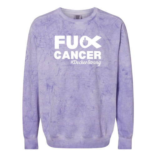 Comfort Colors Adult Color Blast Crewneck Sweatshirt -- Amethyst