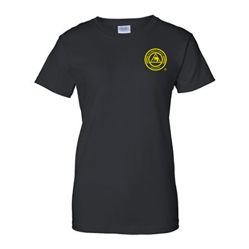 Gildan Ultra Cotton Ladies Basic T-Shirt -- Black