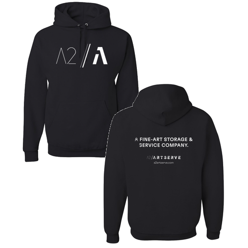 Jerzees 8 oz 50/50 Nublend Adult Hooded Sweatshirt -- Black