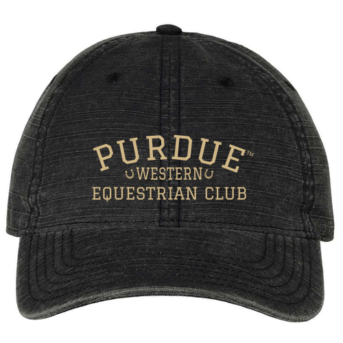 Sportsman Slub Fabric Hat -- Black