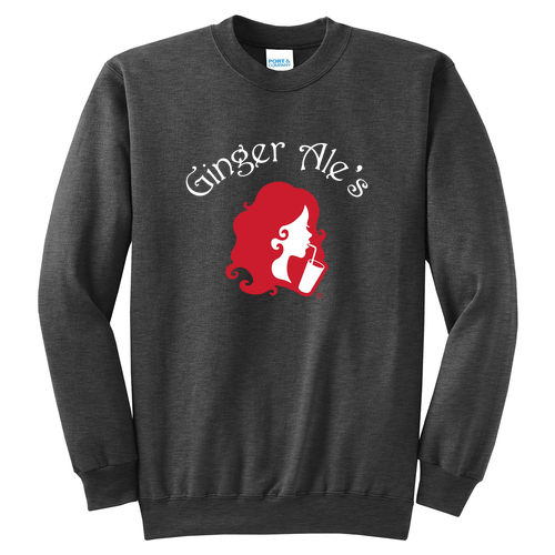 Port and Company Classic Crewneck Sweatshirt -- Dark Heather Grey