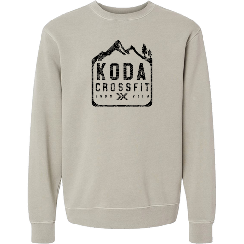Independent Trading Co. Unisex Pigment Dyed Crew Neck Pigment Cement