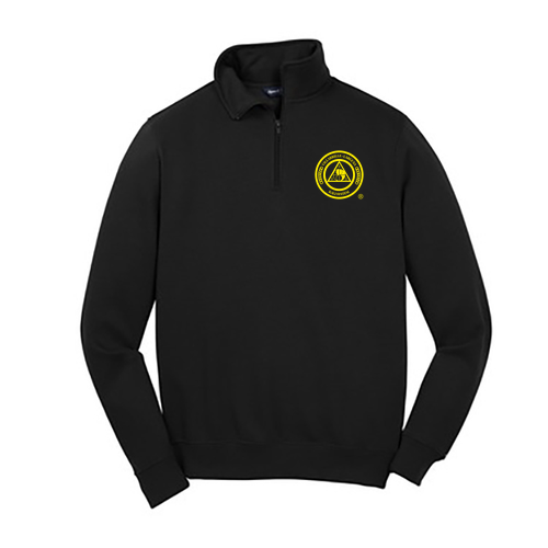 Sport Tek Sportwick Fleece Quarter Zip Pullover -- Black