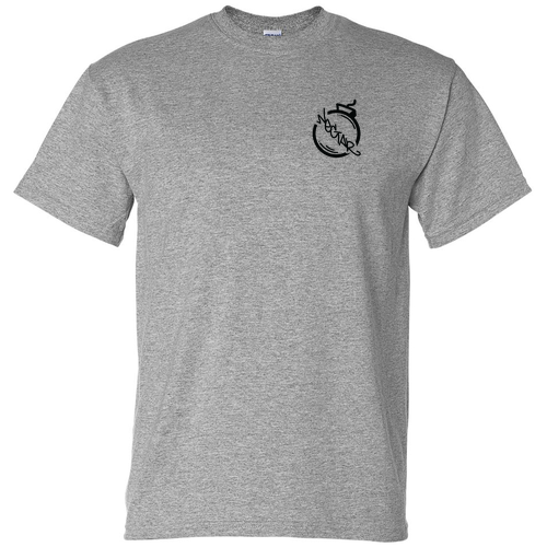 Bomb- Gildan DryBlend 50/50 T-Shirt -- Sport Grey