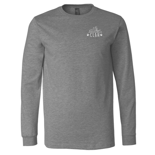 Bella+Canvas Unisex Heather Cvc Long Sleeve Tee- Heathers -- Deep Heather