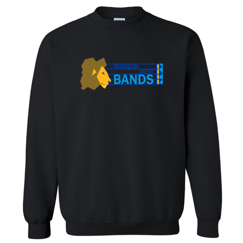 Gildan Heavy Blend Crew Neck Sweatshirt -- Black