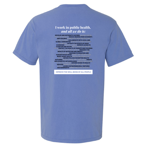 Comfort Colors Ringspun Garment Dyed T Shirt -- Mystic Blue