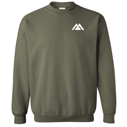 Gildan Heavy Blend Crew Neck Sweatshirt -- Military Green