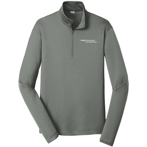 Sport-Tek PosiCharge Competitor Quarter Zip Pullover -- Grey Concrete