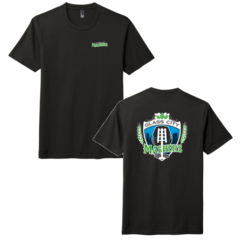 District Made Mens Perfect Tri Crew Tee -- Black