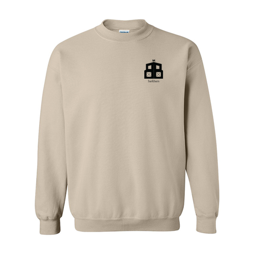 Gildan Heavy Blend Crew Neck Sweatshirt -- Sand / Dog Quote