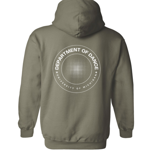 Mens/Unisex Gildan Heavy Blend Hooded Sweatshirt -- Military Green