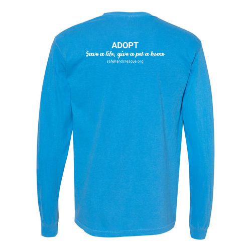 Comfort Colors Ringspun Long Sleeve Tee -- Royal Caribe: Novelty Design