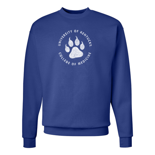 Hanes EcoSmart Crewneck Sweatshirt -- Deep Royal