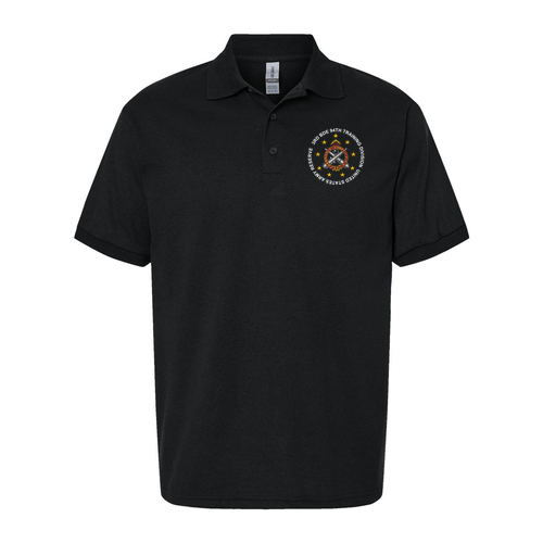 Gildan DryBlend Jersey Polo -- Black