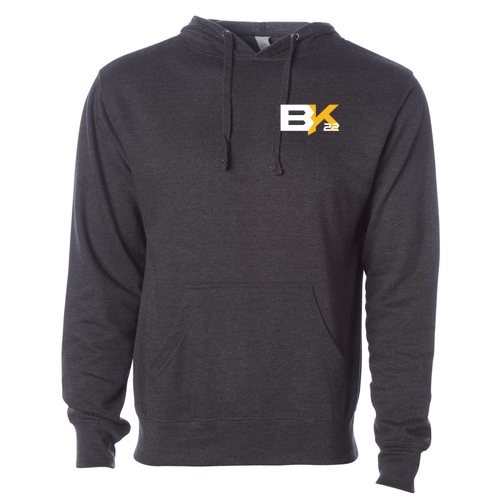 Independent Trading Midweight Hooded Sweatshirt -- Charcoal Heather