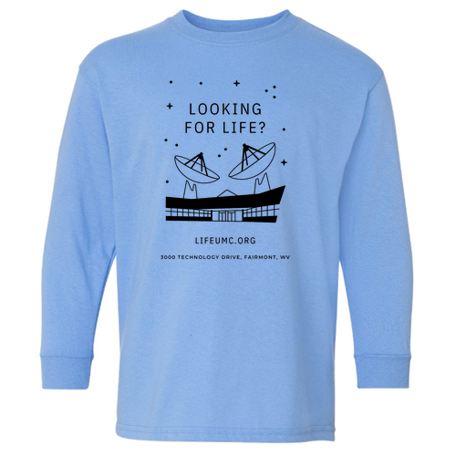 Gildan Youth Heavy Cotton Longsleeve -- Carolina Blue