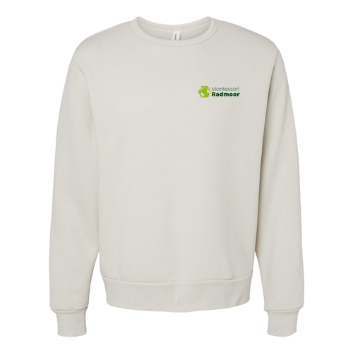 Bella+Canvas Sponge Fleece Classic Crewneck Sweatshirt -- Heather Dust