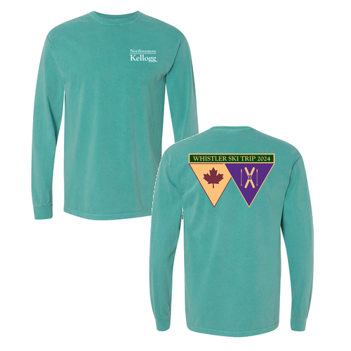 Comfort Colors Ringspun Long Sleeve Tee -- Sea Foam