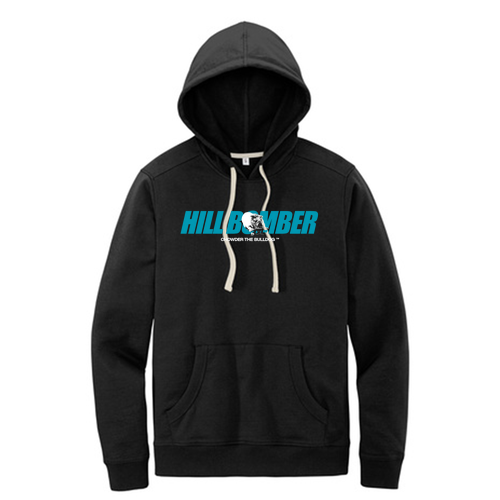 District Re-Fleece Hoodie -Hill Bomber Teal- Black