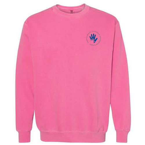 Comfort Colors Crewneck Sweatshirt -- Crunchberry