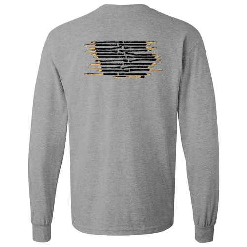 Gildan Heavy Cotton Longsleeve Basic T-Shirt -- Sport Grey