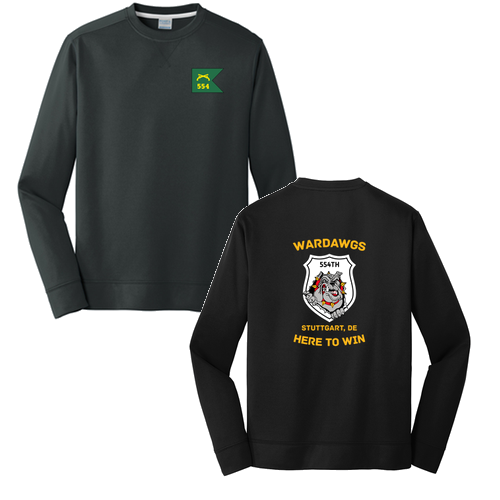 Port & Company Performance Fleece Crewneck Sweatshirt -- Jet Black