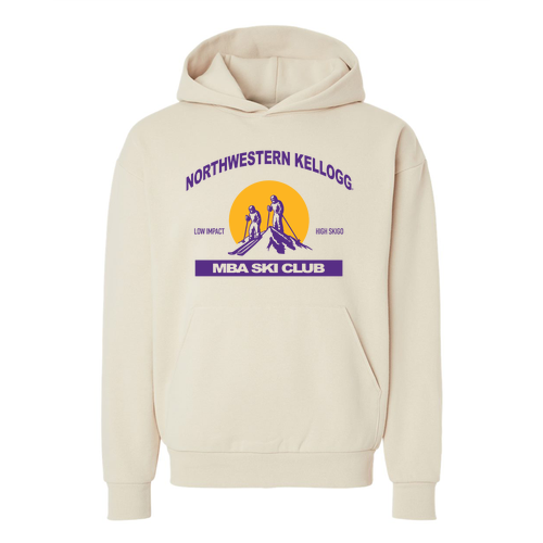 Independent Trading Mainstreet Hooded Sweatshirt -- Sun Mountain -- Ivory