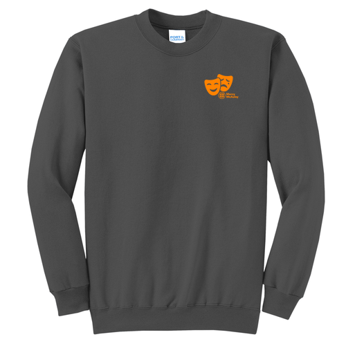 Port and Company Classic Crewneck Sweatshirt --- Charcoal