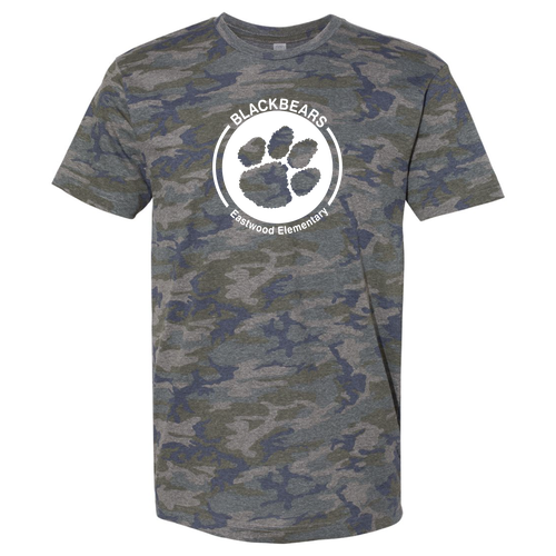 LAT Adult Fine Jersey T-Shirt- Camo -- Vintage Camo