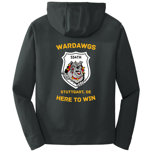 Port and Company Performance Fleece Pullover Hooded Sweatshirt -- Jet Black