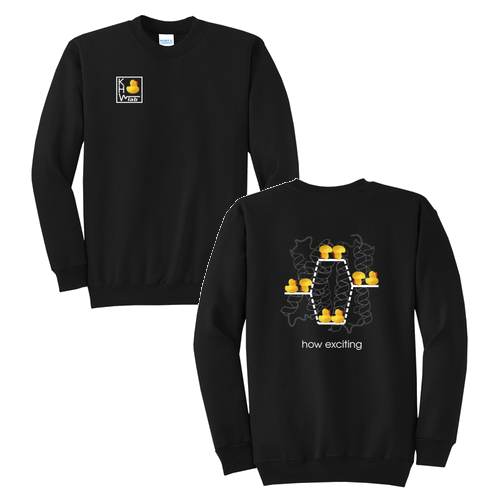 Port and Company Classic Crewneck Sweatshirt -- Jet Black